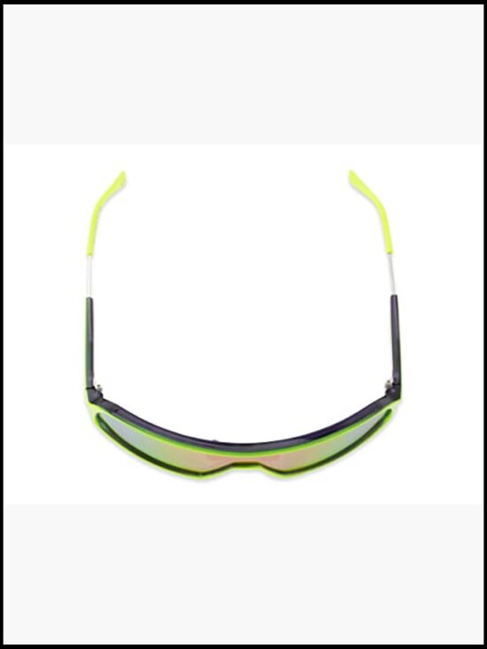 Shield Sunglasses with Mirror Coating, UV Protection, Lightweight Plastic Frame main image 4